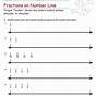 Fraction Location On Number Line Worksheets Answer Key