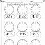 Telling Time To The Quarter Hour Worksheets