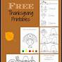 Free Thanksgiving Printable Activities