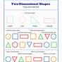 Two Dimensional Shapes Worksheets