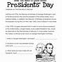 Presidents Day Math Worksheet