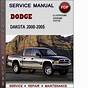 Dodge Dakota 2003 Manual