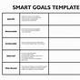 Printable Smart Goals Template