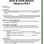 Ffa Officer Duties Worksheets