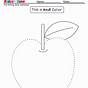 Tracing Apple Worksheets