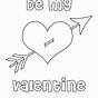 Valentine's Printable Coloring Pages