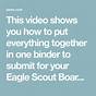 Eagle Scout Worksheet