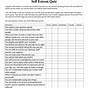 Improving Self Esteem Worksheets