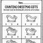 Kindergarten Math Christmas Worksheets