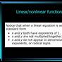 Understanding Linear And Nonlinear Functions