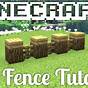 How To Craft Fences In Minecraft