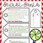 Secret Santa Notes Printable