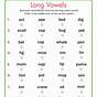 Long Vowel Worksheets 4th Grade