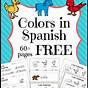 Free Printable Spanish Colors Worksheet