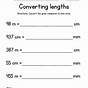 Converting Length Worksheet
