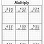 Multiplying 2 Digit Numbers Worksheet