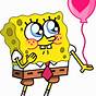 Spongebob Happy Birthday Clipart