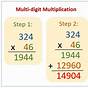 How To Multiply 3 Digits By 2 Digits