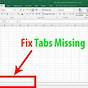 Excel Worksheets Tabs Missing