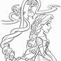 Printable Tangled Coloring Pages