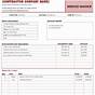 Printable Contractor Invoice Template