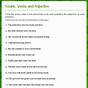 Identify Nouns And Verbs Worksheet