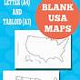 Printable Blank Map Of Usa