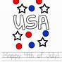 Fourth Of July Worksheet