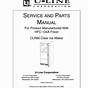 U Line Clr2160 Manual