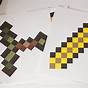 Real Life Minecraft Sword