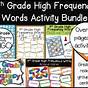 High Frequency Words 4th Grade