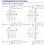 Quadratic Graphs Worksheet Pdf