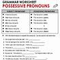 Possessive Pronoun Worksheet