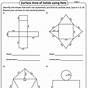 Surface Area Worksheet With Nets