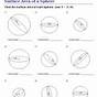 Sphere Volume And Surface Area Worksheet