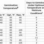 Vegetable Seed Germination Temperature Chart