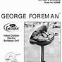 George Foreman Manual