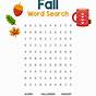 Fall Fun Worksheets