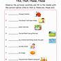 English Worksheet For Kids