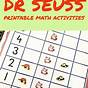 Dr Seuss Math Activities