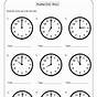 Telling Time By The Hour Worksheets