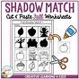 Easy Fall Shadow Matching Worksheet