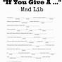 Mad Libs For 2nd Graders