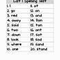 Printable 3rd Grade Spelling Words List