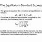Equilibrium Expression Worksheet