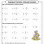 Improper Fraction Mixed Number Worksheet