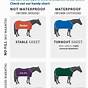 Horse Blanket Fill Chart