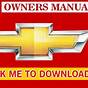 My Chevrolet Owners Manual