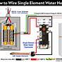 Residential Water Heater Thermostat Wiring Diagram