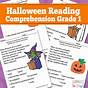 Halloween Reading Comprehension 2nd Grade